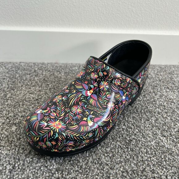 Bjork Araceli Professional Leather Clogs Floral Bird EU 39/40 - Picture 10 of 13